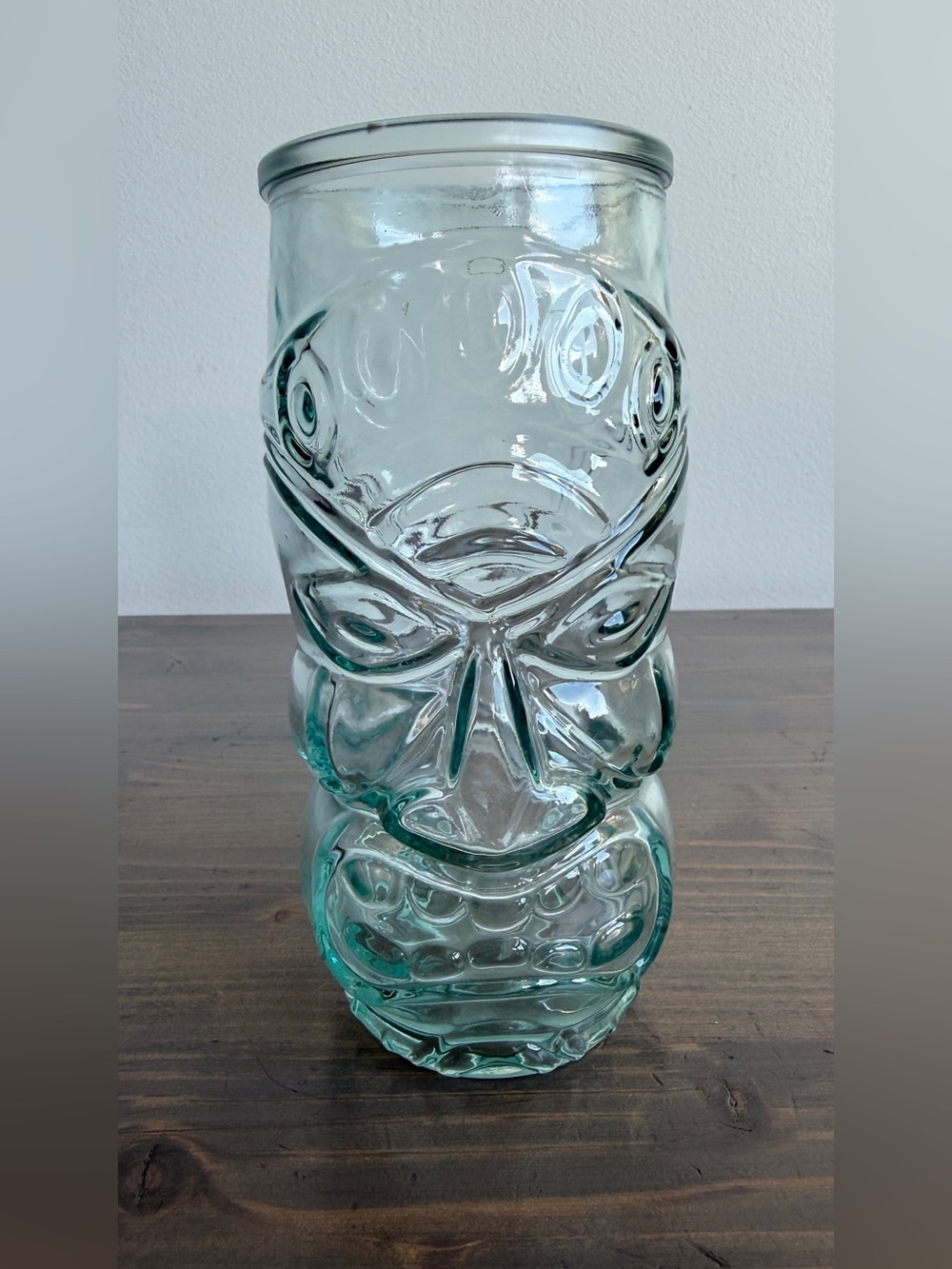 San Miguel 100% Recycled Glass Tiki Drinking Glass